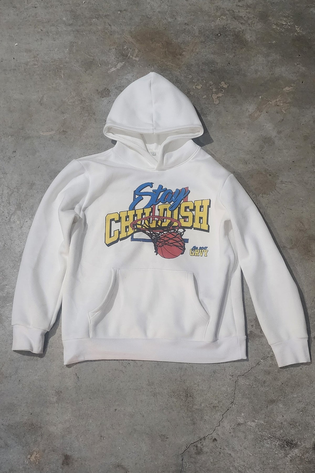 "STAY CHILDISH" HOODIE